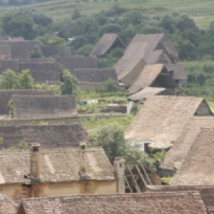 View of the houses of most Saxon villages